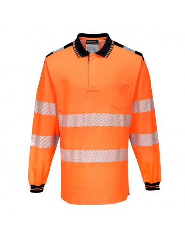 Polo PW3 Haute Visibilité ML - T184...